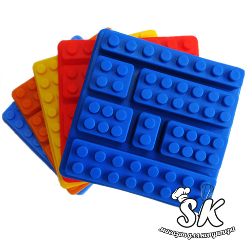Силиконовая форма для шоколада Лего