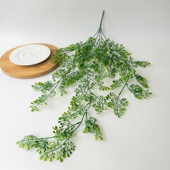 №2 Ампельное растение, искусственная зелень свисающая зеленая, 75 см, набор 2 шт.