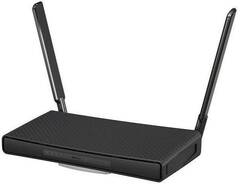 MikroTik hAP ac3 with 4-core 716 MHz CPU, 256MB RAM, 5 x Gigabit LAN (PoE-out on port#5), two wireless interfaces (built-in 2.4Ghz 802.11b/g/n two chain, built-in 5Ghz 802.11ac two chain), 3dBi 2.4GHz