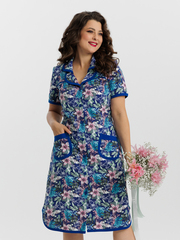 4572 Халат на пуговицах