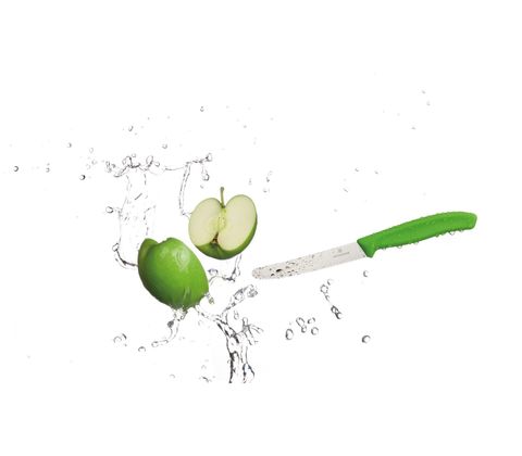 Нож Victorinox с волнистым лезвием, зелёный (6.7836.L114)