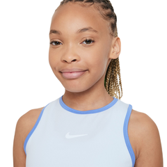 Теннисная футболка для девочки Nike Court Dri-Fit Victory Tank - blue tint/polar/white
