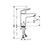 Hansgrohe Logis 71101670 Смеситель для раковины (чёрный матовый)