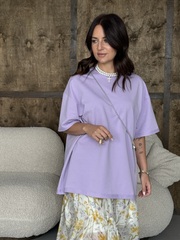 Футболка лаванда