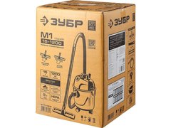 ЗУБР М1, 15 л, 1200 Вт, хозяйственный пылесос (ПУ-15-1200 М1)