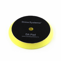 Shine Systems DA Foam Pad Yellow - полировальный круг антиголограммный желтый, 130 мм