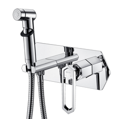 Смеситель с гигиеническим душем, встраиваемый Lemark Prizma - LM3919C