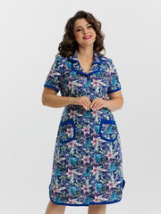 4572 Халат на пуговицах