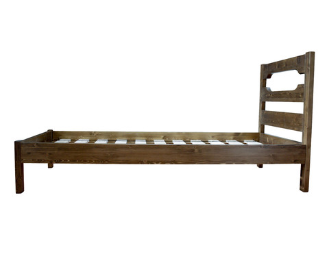Кровать из массива сосны, спальное место 90х200 см