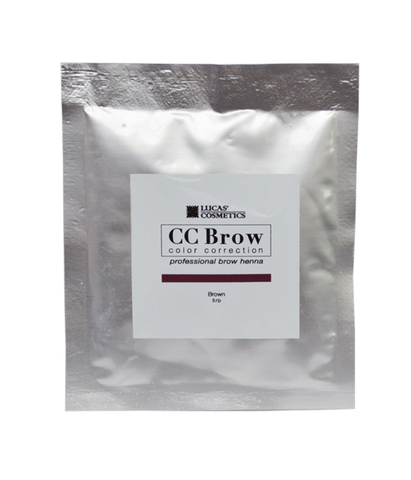 Хна для бровей в саше Коричневый, CC Brow Brown, Lucas` Cosmetics, 5 гр