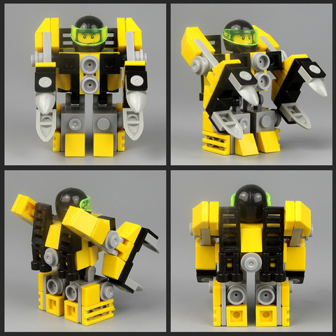 Minifigures Model Star Craft Terran Farmer