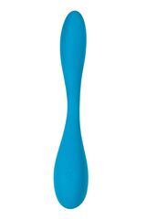 Синий гибкий вибратор Satisfyer G-Spot Flex 5+ - 19,6 см. - 