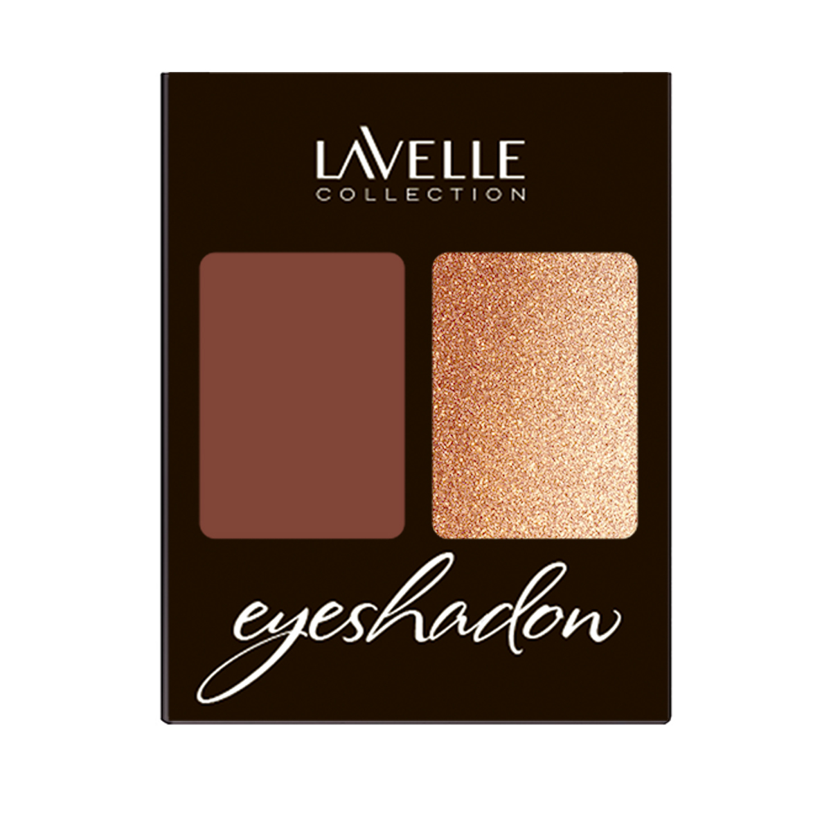 LavelleCollection Тени для век ES32 двухцветные тон 03 терракотовый/золотистый шиммер