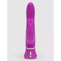 Вибратор с клиторальным стимулятором Happy Rabbit Curve Power Motion фиолетовый