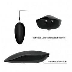 Реалистичный вибратор с пультом на проводе Barbara (22 см)