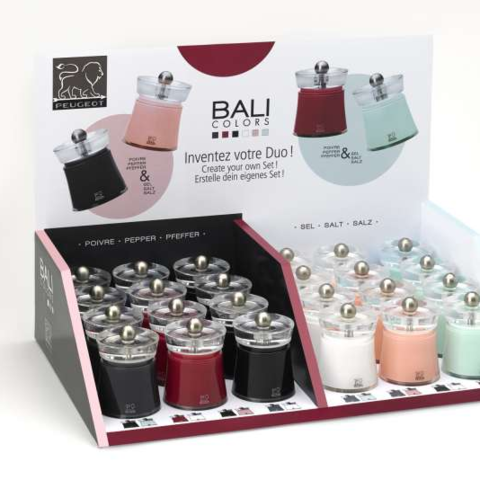 Мельница для перца 8 см Peugeot Bali малиновая