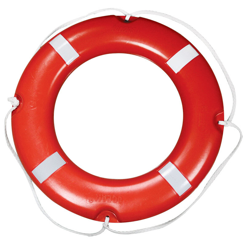 Lifebuoy Ring SOLAS with Reflective Tape Ø72cm, 4Kg