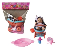 Набор Пупсик с аксесс в пакете, размер 23*18