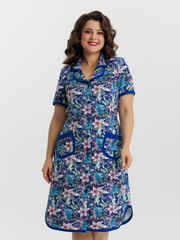 4572 Халат на пуговицах