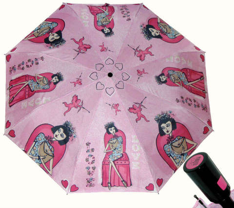 Зонт складной Perletti Chic 21195-2 Histoire d'Amour
