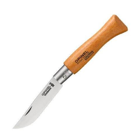 Нож Opinel №5, углеродистая сталь (бук)