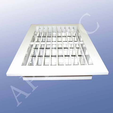 Решетка с фиксированными жалюзи Арктос АЛР 200x100