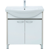 Aquanet 274170 Тумба Донна 80 цв.бел.дуб/белый (Yalaier) (274170)