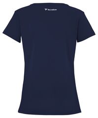 Женская теннисная футболка Tecnifibre Club Cotton Tee - marine