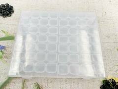 Контейнер для бисера 56 секций, р. 21х17х3 см