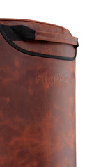 Напольный боксерский мешок FILIPPOV КОЖА, 180см/45см/95кг, коричневый