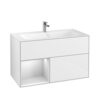 Villeroy&Boch Finion F030MTGF Тумба под раковину, Villeroy&Boch, Finion, ширина, мм-996, глубина, мм-498, высота, мм-591, тип установки-подвесной, форма мебели-прямоугольная, раковина-необходимо заказать, вырез под раковину-один, монтаж раковины-встр