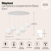 Подвесной светильник Maytoni Basic form MOD321PL-05W1