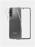 Силиконовый чехол TPU Clear case (толщина 1.0 мм) для Samsung Galaxy S21 FE (Прозрачный)