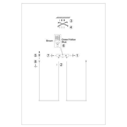 Основание для подвесного светильника Favourite Canopy 4591-180-2CH