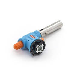 73-0-008 Горелка газовая на баллон, сопло 19 х 73 мм, пьезоподжиг, расход 80 г/ч, работа 360°, ABS (РемоКолор)