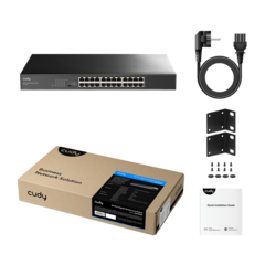 Cudy - Неуправляемый коммутатор с 24 гигабитными портами GS1024L