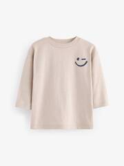 Лонгслив для мальчика Next N79-163, Светло-бежевый