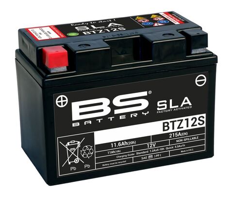 BS-Battery Аккумулятор BTZ12S (FA) аналоги (YTZ12S)