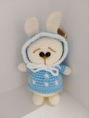 Зайка в голубом худи