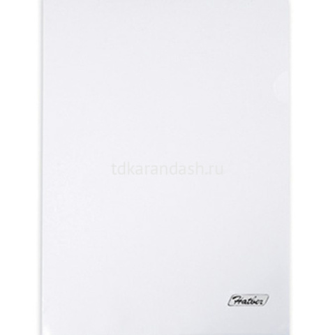 Папка-уголок А4 пластик 0,18мм прозрачная, 1 шт.