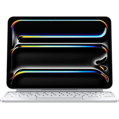 Чехол-клавиатура Apple Magic Keyboard для iPad Pro 11 M4 White US eng Рус гравир