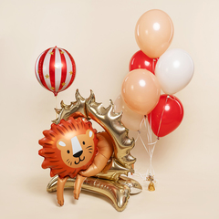 К Фигура на подставке, Цирк, Смелый лев, 44''/112 см, 1 шт. (В упаковке)