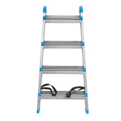 63-0-152 Стремянка стальная оцинкованная двухсторонняя, 4 ступени (РемоКолор)