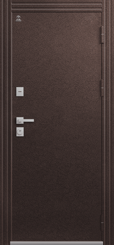 Термодверь входная Центурион Т-2 (2026), 2 замка, 2 мм металл, (шоколад муар+янтарный дуб) #2