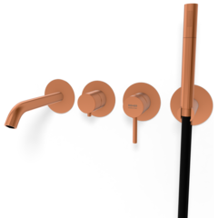 Remer X53D2PWBRP Смеситель для ванны Remer X Style X53D2PWBRP, медь брашированная фото