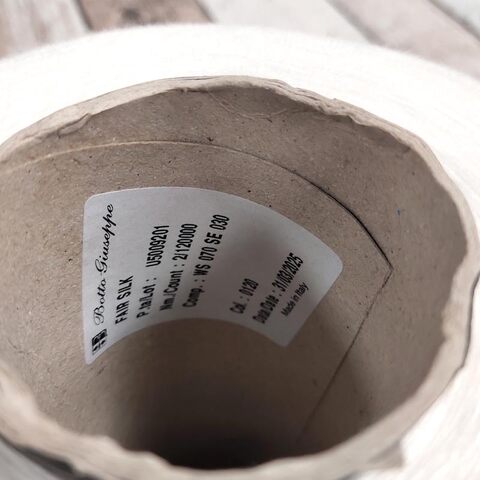 Кашемир с шелком (30%) FAIR SILK 2/120 белый молочный