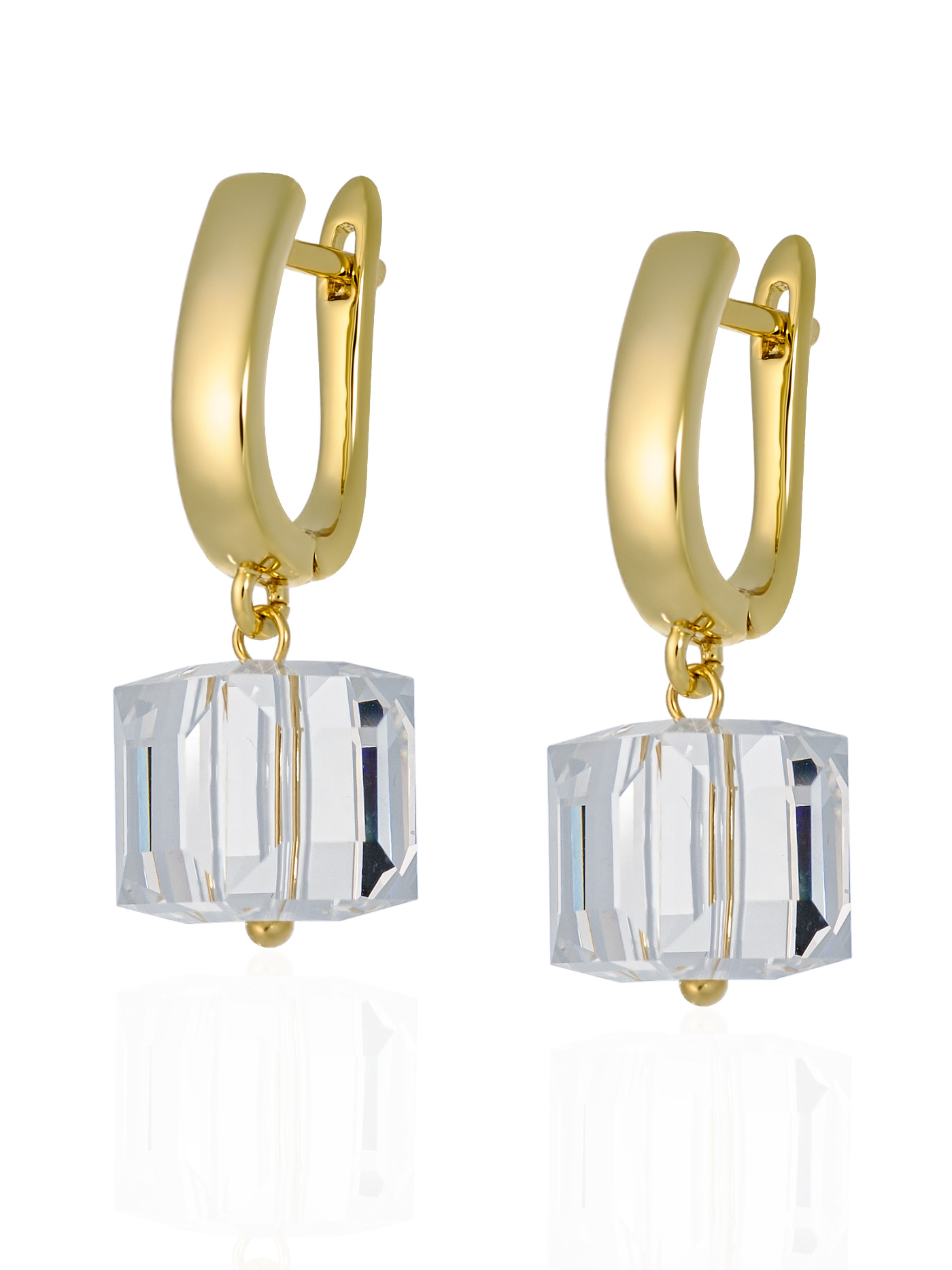 Серьги с кристаллом Swarovski