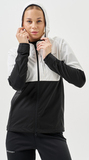 Тренировочная куртка с капюшоном Nordski PRO TOUR HOOD White/Black W женская