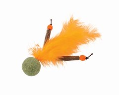 Mpets игрушка для кошек с кошачьей мятой CHARMY оранжевая