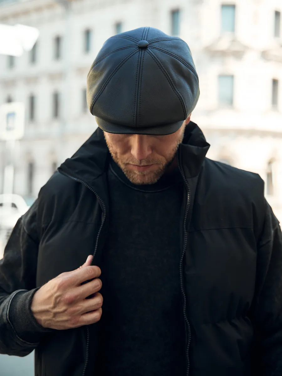 Кепи восьмиклинка Эко кожа